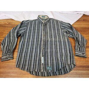 Baxter Brand Mens Small Shirt Button Up Casual‎ Heavy Cotton